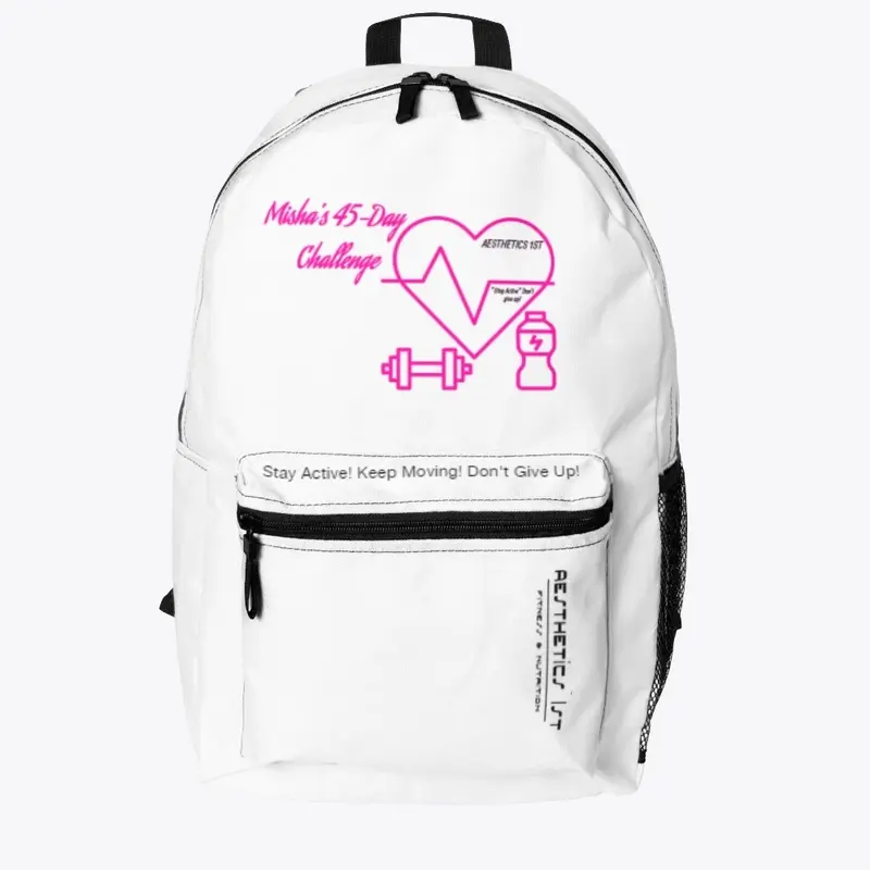 Misha's 45-Day Challenge Book Bag